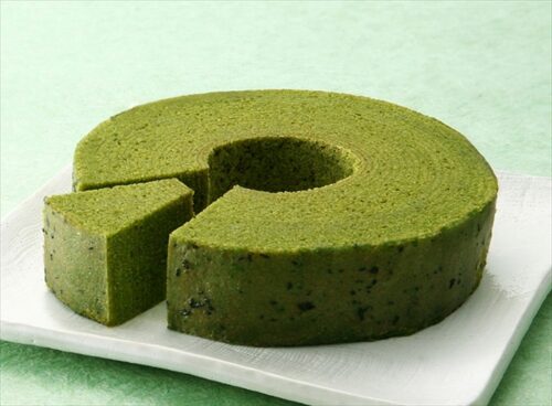 Baumkuchen matcha green tea