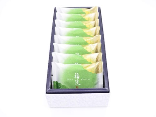 Matcha senbei 8pcs image