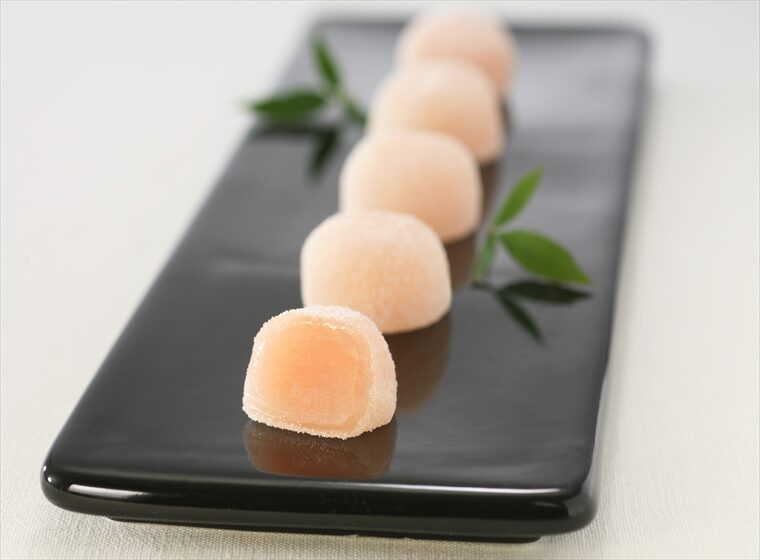 white peach mochi image