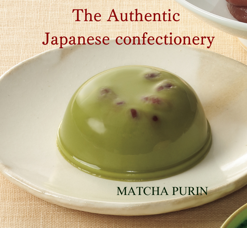 Matcha purin and Oimo fukusa